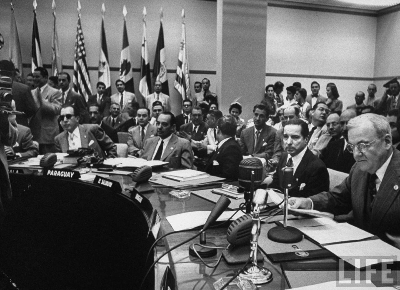 X Conferencia Interamericana, Caracas, 1954(Fuente: LIFE)