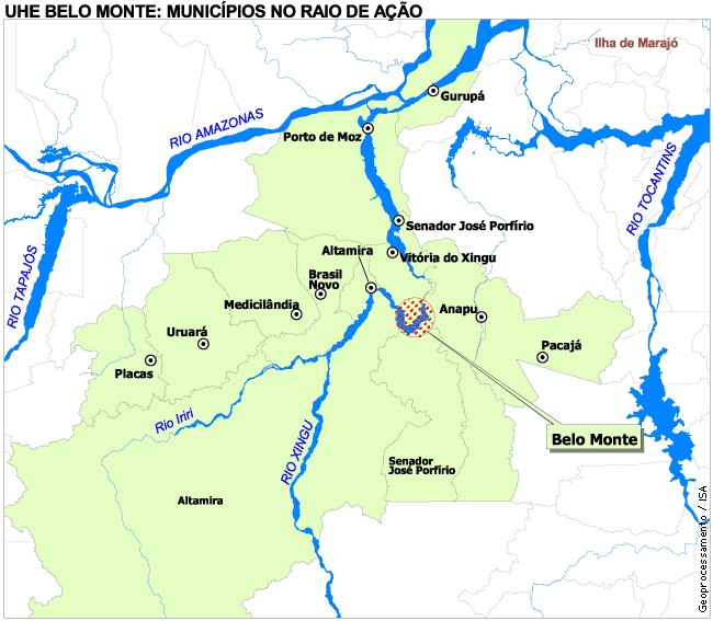 Belo Monte - map