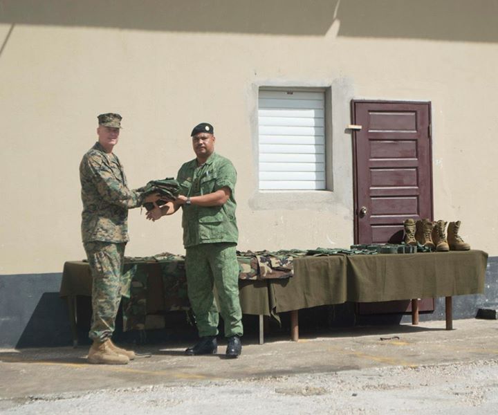 Belize Defense Force, "Price Barracks, Ladyville, Belize," Facebook, https://www.facebook.com/528700590505767/photos/a.742224475820043.1073741860.528700590505767/742224605820030/?type=3&theater.