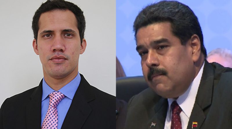 Juan Guaido and Nicholás Maduro.